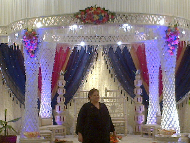 Justice of the Peace Gina before Burlington Marriott Hindu wedding in July 2014